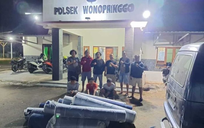 Tiga Pelaku Curat di Gudang Garmen Wonopringgo Berhasil Dibekuk Polres Pekalongan