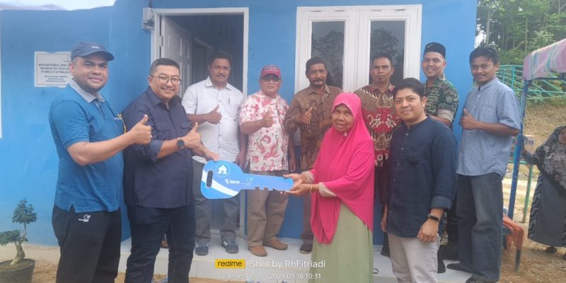 PROGRAM BEDAH RUMAH BERLANJUT, MEDCO E&P MALAKA MENDAPAT APRESIASI