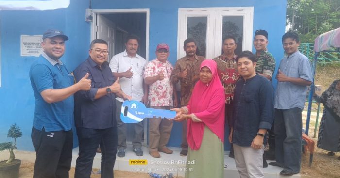PROGRAM BEDAH RUMAH BERLANJUT, MEDCO E&P MALAKA MENDAPAT APRESIASI