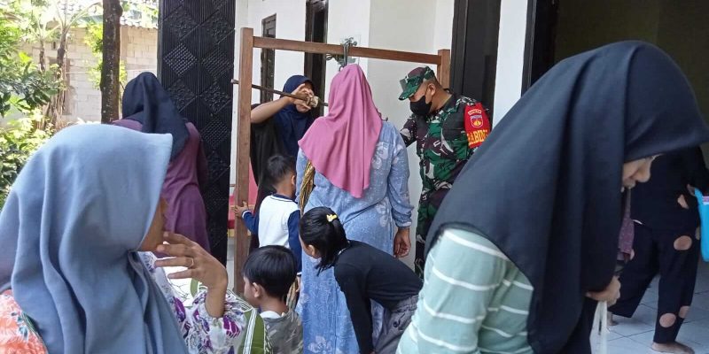 Cagah Stanting Babinsa Kodim 0736/Batang Laksanakan Pendampingan Pelayanan Posyandu