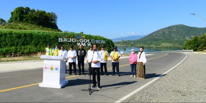 Resmikan Jalan Akses Labuan Bajo-Golo Mori, Presiden: Dorong Pengembangan Kawasan