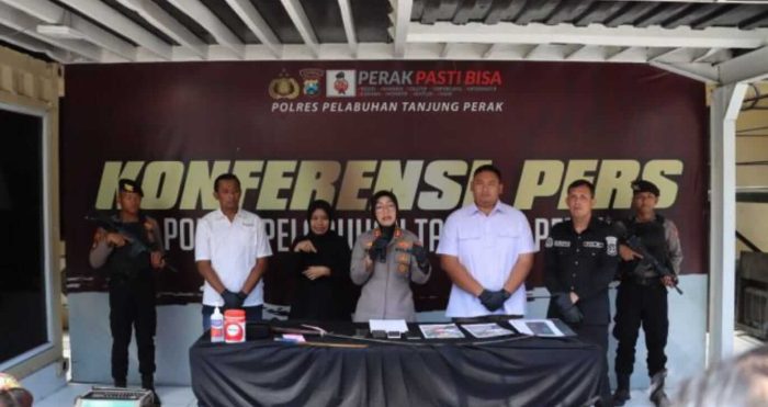 Polres Tanjungperak Amankan 3 Remaja Geng Independen Sliwer