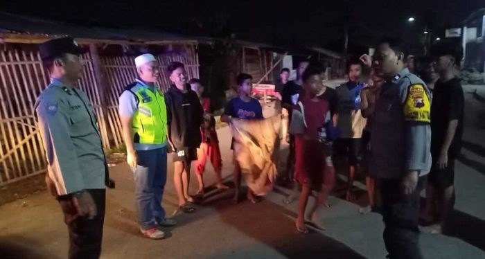 Cegah Perang Sarung, Polsek Pekalongan Utara Berikan Imbauan Kamtibmas