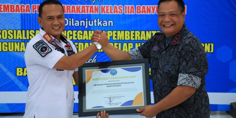Optimalkan Kinerja dan Wujudkan Lapas Bersinar, Lapas Banyuwangi Teken PKS dengan Tiga Instansi Sekaligus