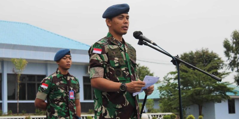 Danlanud Hang Nadim Bertindak Selaku Inspektur Upacara Pada Kenaikan Pangkat Periode 1 April 2023