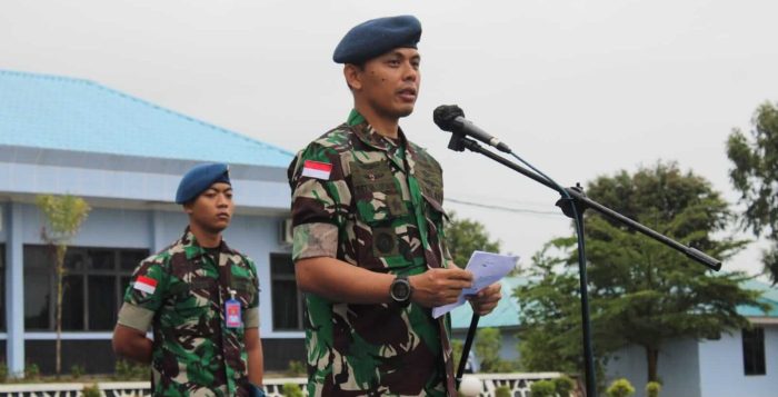 Danlanud Hang Nadim Bertindak Selaku Inspektur Upacara Pada Kenaikan Pangkat Periode 1 April 2023