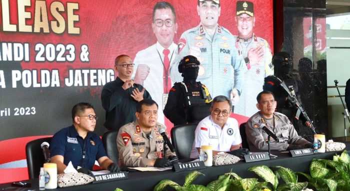 Polda Jateng dan BNN Komitmen Miskinkan Bandar Narkoba Dengan TPPU