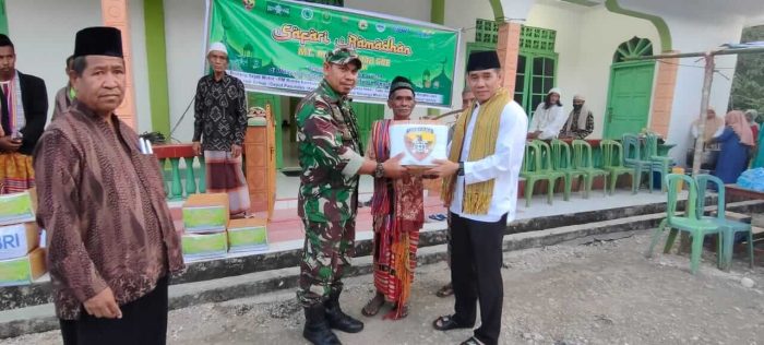 Dandim 1621/TTS Bersama MTQ Al-Karomah Kab. TTS Laksanakan Safari Ramadhan 1444 H Di Daerah Pedalaman