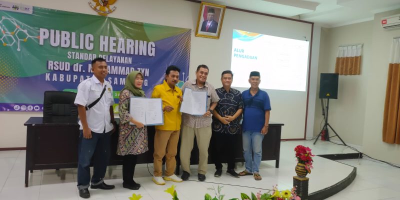 RSUD dr. Mohammad Zyn Gelar Dengar Pendapat (Public Hearing) Standar Pelayanan
