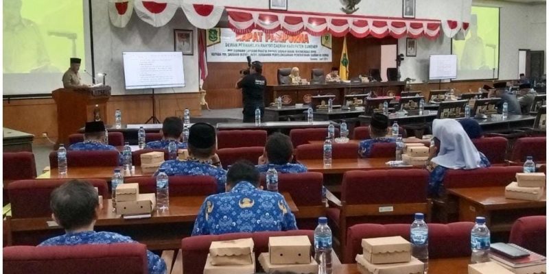 DPRD Sumenep Gelar Rapat Paripurna Penyampaian Hasil Pansus dan Reses Anggaran 2022