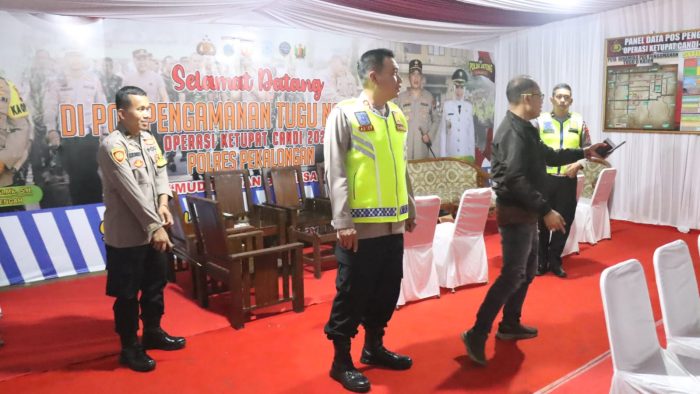 Pastikan Kesiapan Pospam dan Posyan OKC 2023,Kapolres Pekalongan Lakukan Pengecekan