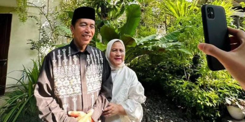 Hari Lebaran, Presiden Jokowi Silaturahmi dengan Wapres via Panggilan Video