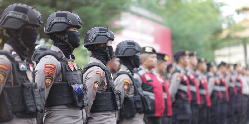 Polres Sampang Kerahkan 354 Personil Jaga Malam Takbiran Antisipasi Gangguan Kamtibmas