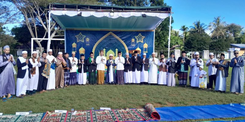 Ini pesan Dandim 1621/TTS Saat Sholat Ied Hari Raya Idul Fitri di Lapangan Puspenmas