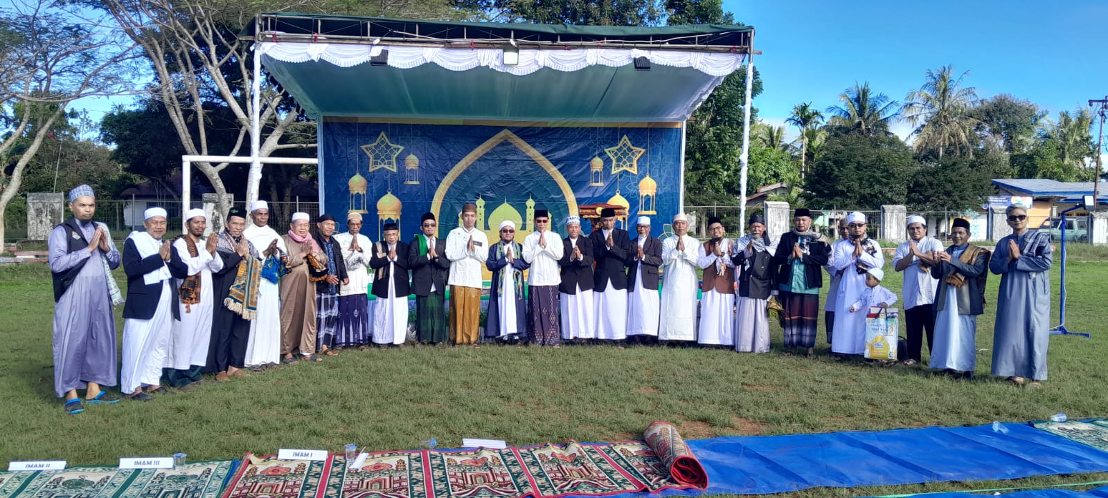 Ini pesan Dandim 1621/TTS Saat Sholat Ied Hari Raya Idul Fitri di Lapangan Puspenmas