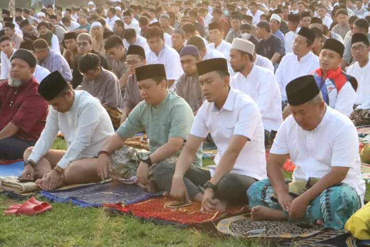 Sambut Idul Fitri,Aaf Laksanakan Sholat Ied Bersama Ribuan Masyarakat