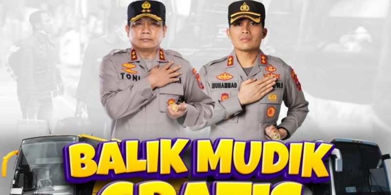 Polres Nganjuk Lakukan Balik Mudik Gratis ke Jakarta