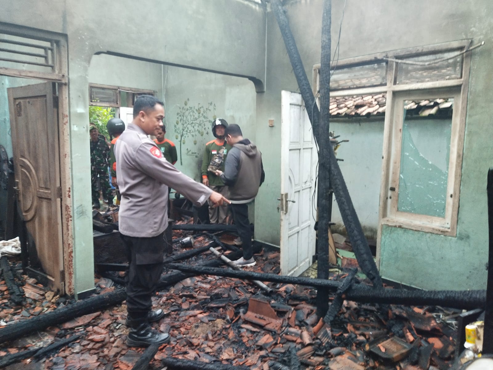 Rumah di Pekajangan Pekalongan dilalap Si Jago Merah, Diduga Korsleting Listrik