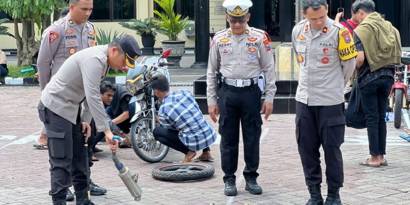 Polres Nganjuk Kembalikan Motor Hasil Operasi Saat Ramadhan, Berikut Persyaratannya