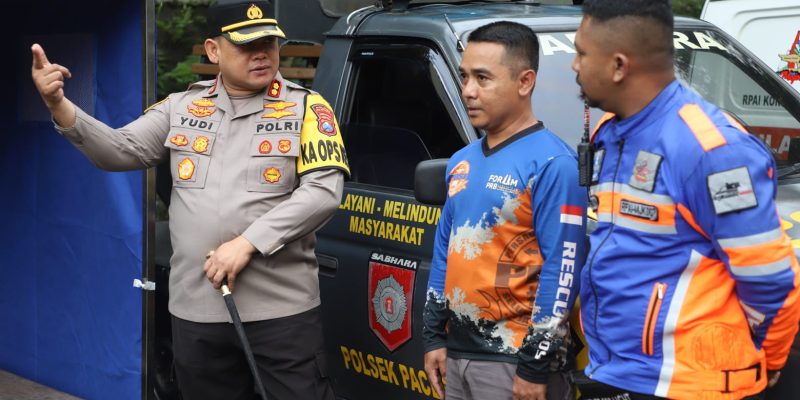 Polres Mojokerto Cegah Laka Pada Ops Ketupat Dengan Menyiapkan Pos Check Point