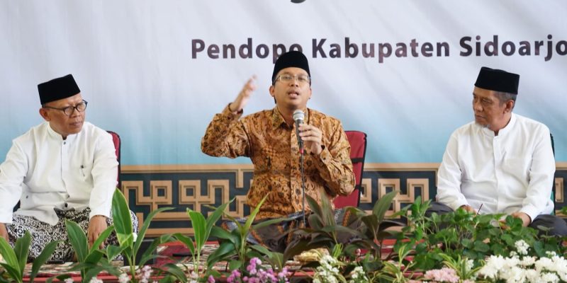 Pelantikan PC IKAPETE Sidoarjo, Gus Muhdlor: Santri Bisa Jadi Presiden dan Wakil Presiden