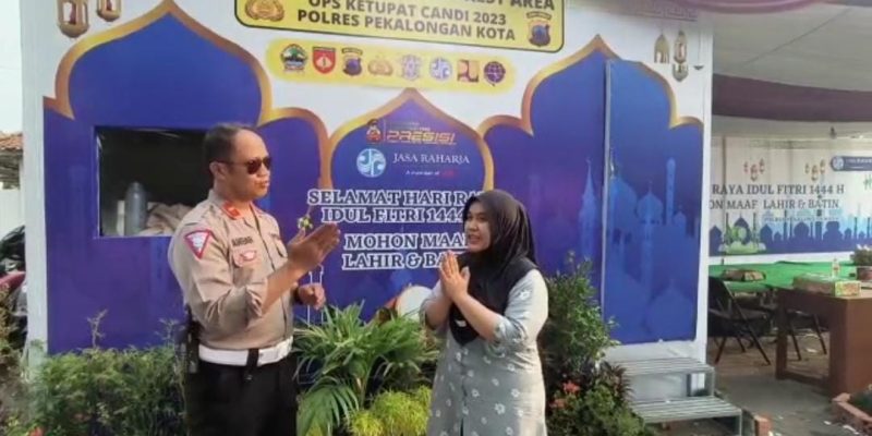 Mudik Aman Berkesan, Itulah Ungkapan Seorang Pemudik yang melintas di Kota Pekalongan