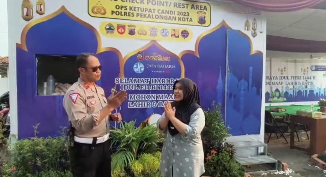 Mudik Aman Berkesan, Itulah Ungkapan Seorang Pemudik yang melintas di Kota Pekalongan