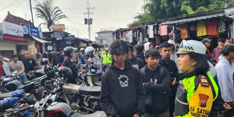 Tanggapi Keluhan Para Usaha Jasa Wisata, Polres Magetan Amankan 72 Knalpot Brong