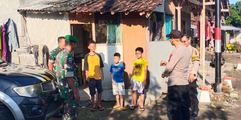 Patroli Gabungan TNI-Polri, Antisipasi Gangguan Kamtibmas di Wilayah Kajen