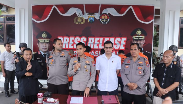 Sukses Tangkap Tahanan Kabur, Polres Pasuruan Gelar Press Release dan Ungkap Kasus Narkoba