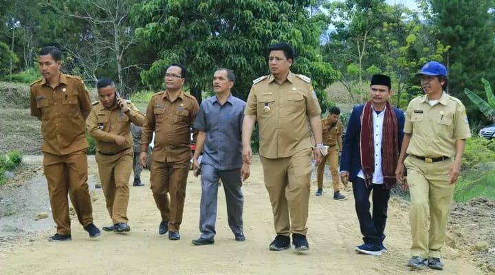 Bunga Desa Sinabulan, Bupati Samosir: Saya kedesa untuk melayani  masyarakat bukan dilayani