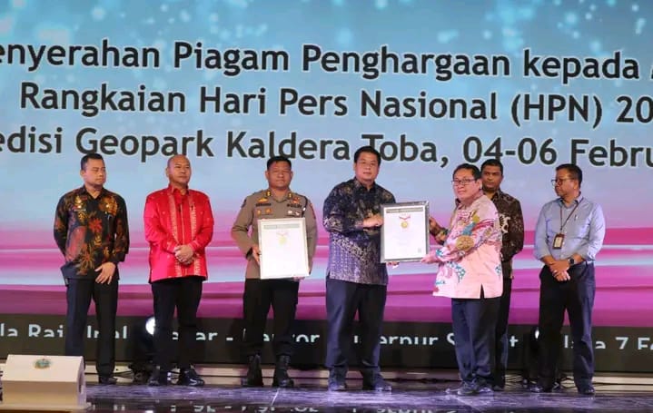 Bupati Samosir Hadiri Silaturahmi Nasional SMSI dalam rangka Menyambut Hari Pers Nasional