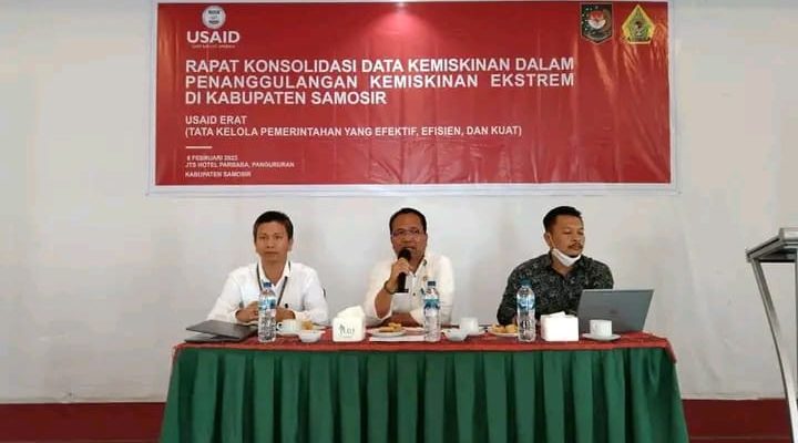 Bupati Samosir Buka Rapat Konsolidasi Data Kemiskinan Dalam Penanggulangan Kemiskinan Ekstrem