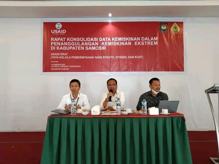 Bupati Samosir Buka Rapat Konsolidasi Data Kemiskinan Dalam Penanggulangan Kemiskinan Ekstrem