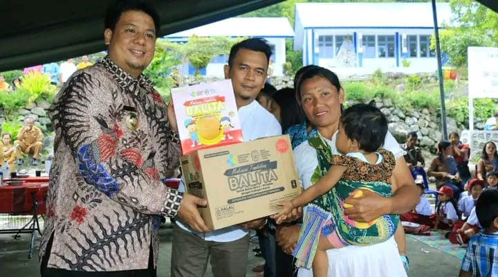 Bunga Desa Bonan Dolok  Bupati Samosir : Saya harus turun kelapangan Mendekatkan pelayanan dan pembangunan kepada masyarakat