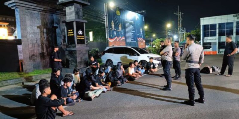 Polisi Amankan Belasan Sepeda Motor Diduga Untuk Bali di Kota Malang