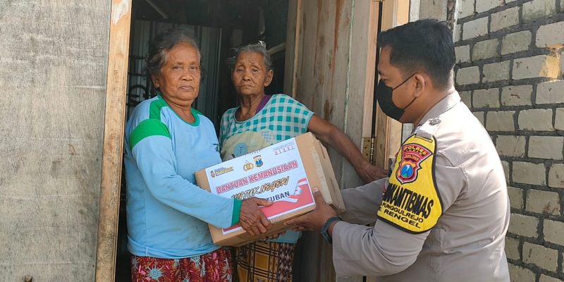 Polres Tuban Salurkan Bantuan Kemanusiaan Untuk Negeri