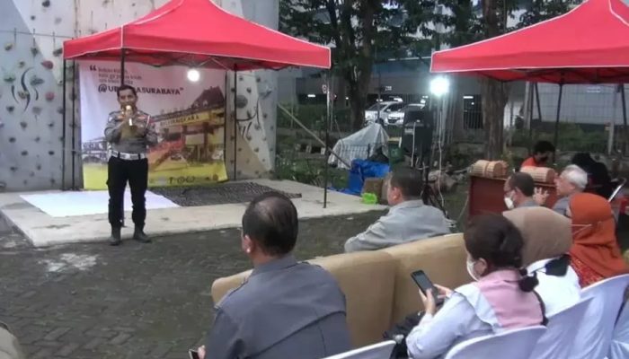 Ditlantas Polda Jatim Kampanyekan Tertib Lalu Lintas Jelang Mudik Lebaran