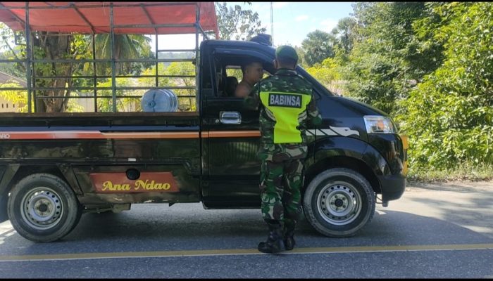Terkait Cuaca Extrim, Sertu Reinhard Bulan Mengeluarkan Himbauan