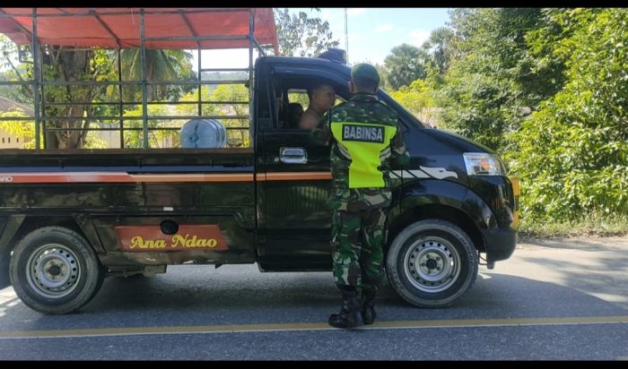 Terkait Cuaca Extrim, Sertu Reinhard Bulan Mengeluarkan Himbauan