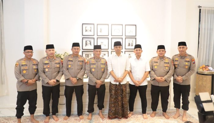 Awali Tugas, Wakapolda Jatim Silaturahmi ke Sejumlah Ponpes di Kediri