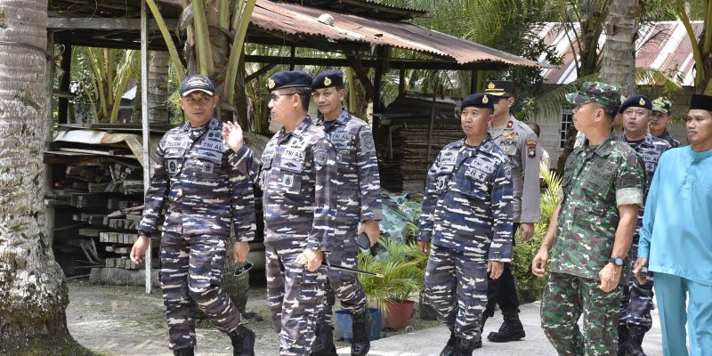 Bhakti Sosial TNI AL Dalam Rangka Operasi Trisila 2023, Digelar di Kampung Bahari Nusantara Lantamal IV