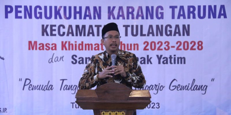 Gus Muhdlor Berharap Karang Taruna Memberikan Manfaat Kepada Masyarakat
