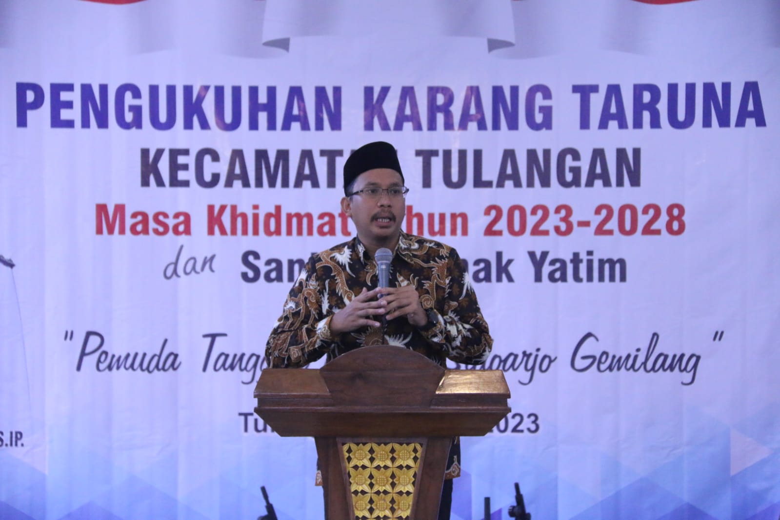 Gus Muhdlor Berharap Karang Taruna Memberikan Manfaat Kepada Masyarakat