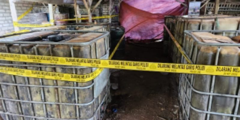 Polres Lamongan Berhasil Ungkap Penimbunan BBM Bersubsidi di Wilayah Pantura