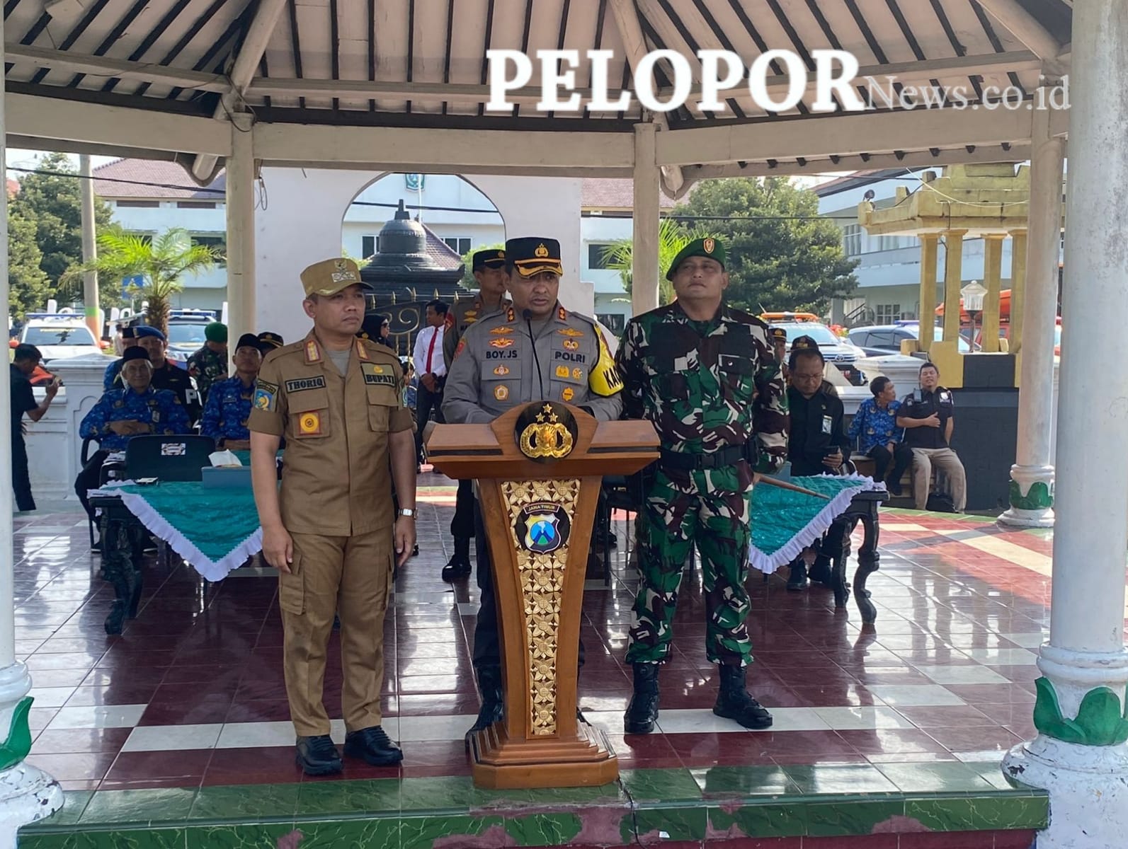 Forkopimda Lumajang Apel Gelar Pasukan Operasi Ketupat Semeru 2023