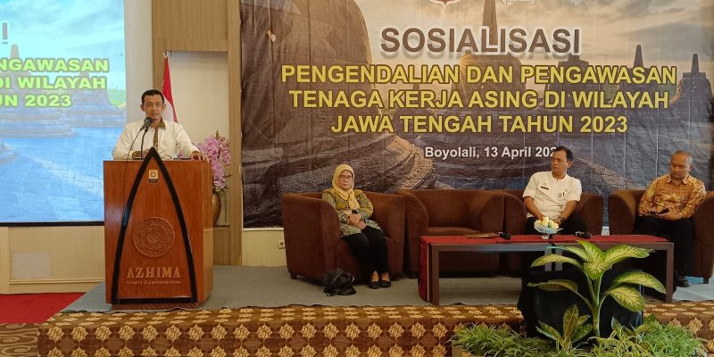 Polda Jateng Gelar Sosialisasi Pengendalian dan Pengawasan Tenaga Kerja Asing