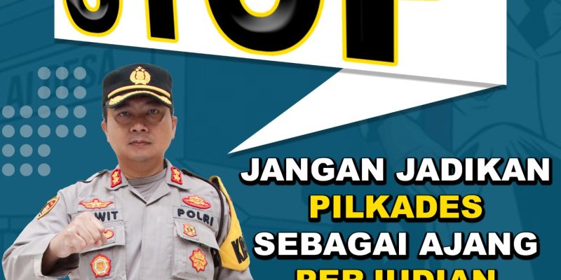 Himbauan “Stop” Menjelang Pilkades Serentak Di Wilayah Hukum Polres Bangkalan