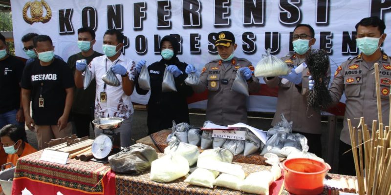 Polres Sumenep Berhasil Amankan 4 Tersangka Terkait Kasus Bahan Peledak