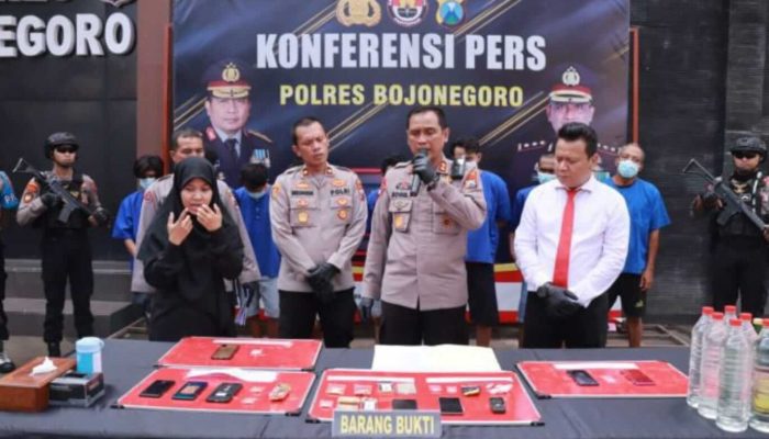 Polres Bojonegoro Berhasil Mengungkap 25 Kasus Saat Ops Pekat Semeru 2023